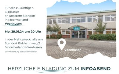 Infoabend weiterführende Schule FCSO Veenhusen