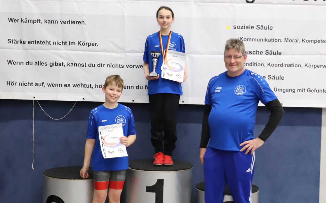 FCSO erfolgreich bei den Landesmeisterschaften im Ringen