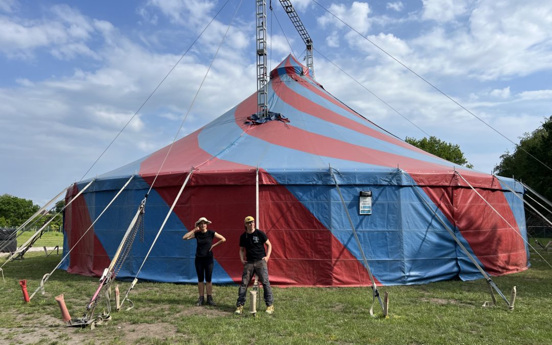 Zirkus-Projektwoche an der Primarstufe – Das Zelt steht!